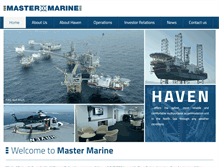 Tablet Screenshot of master-marine.no
